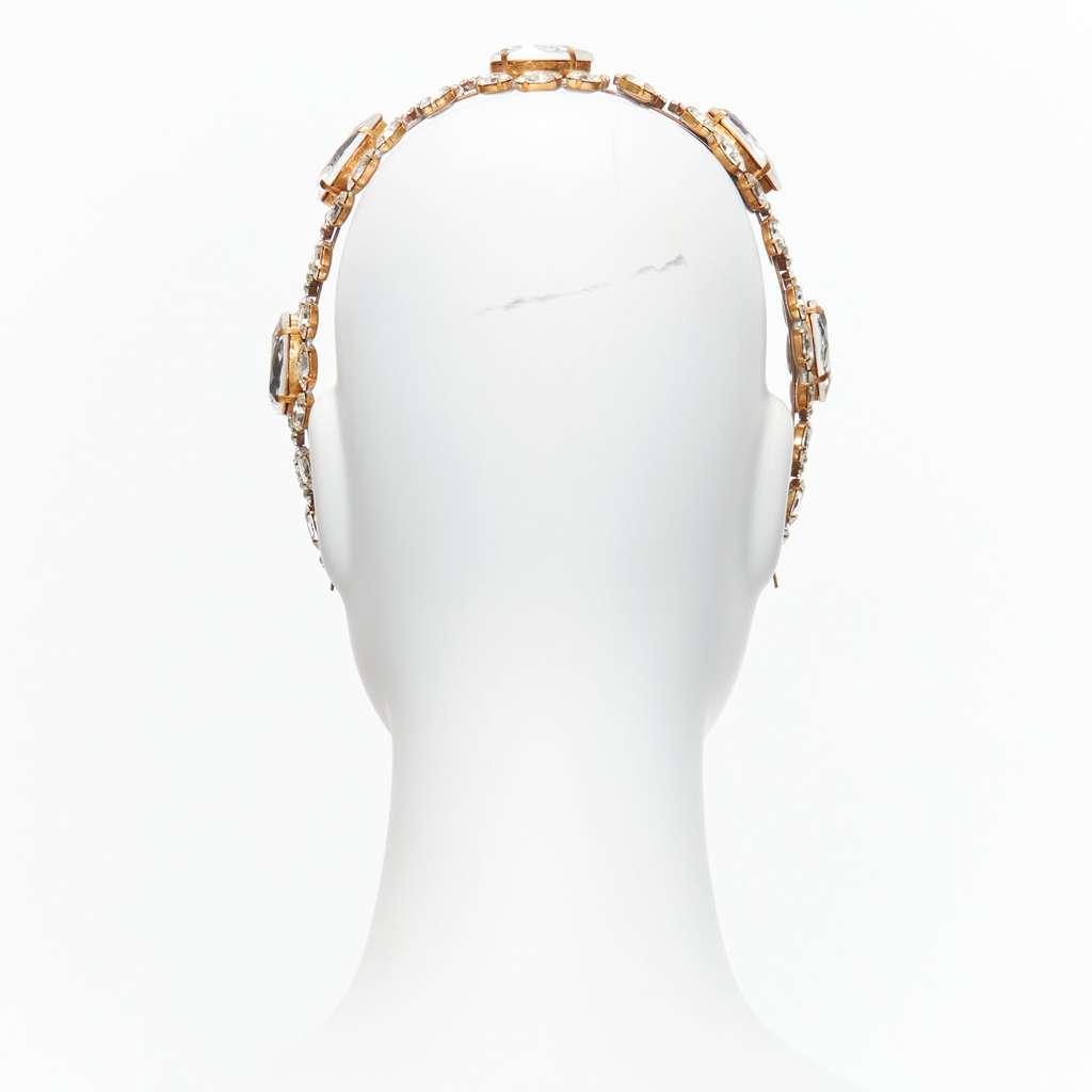 Meadham Kirchhoff Crystal Pearl Headband White Very good - Box View