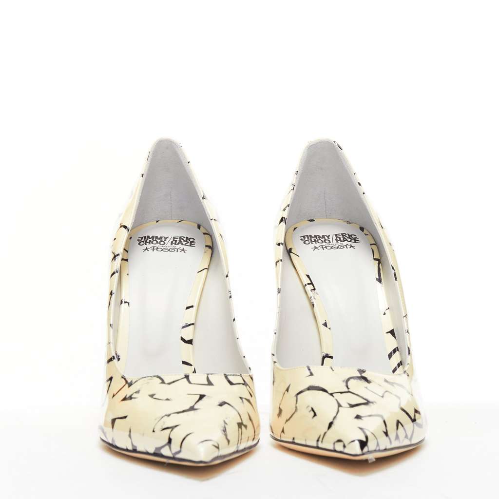 Jimmy Choo Poggy Beige Leather Never worn - Inside View