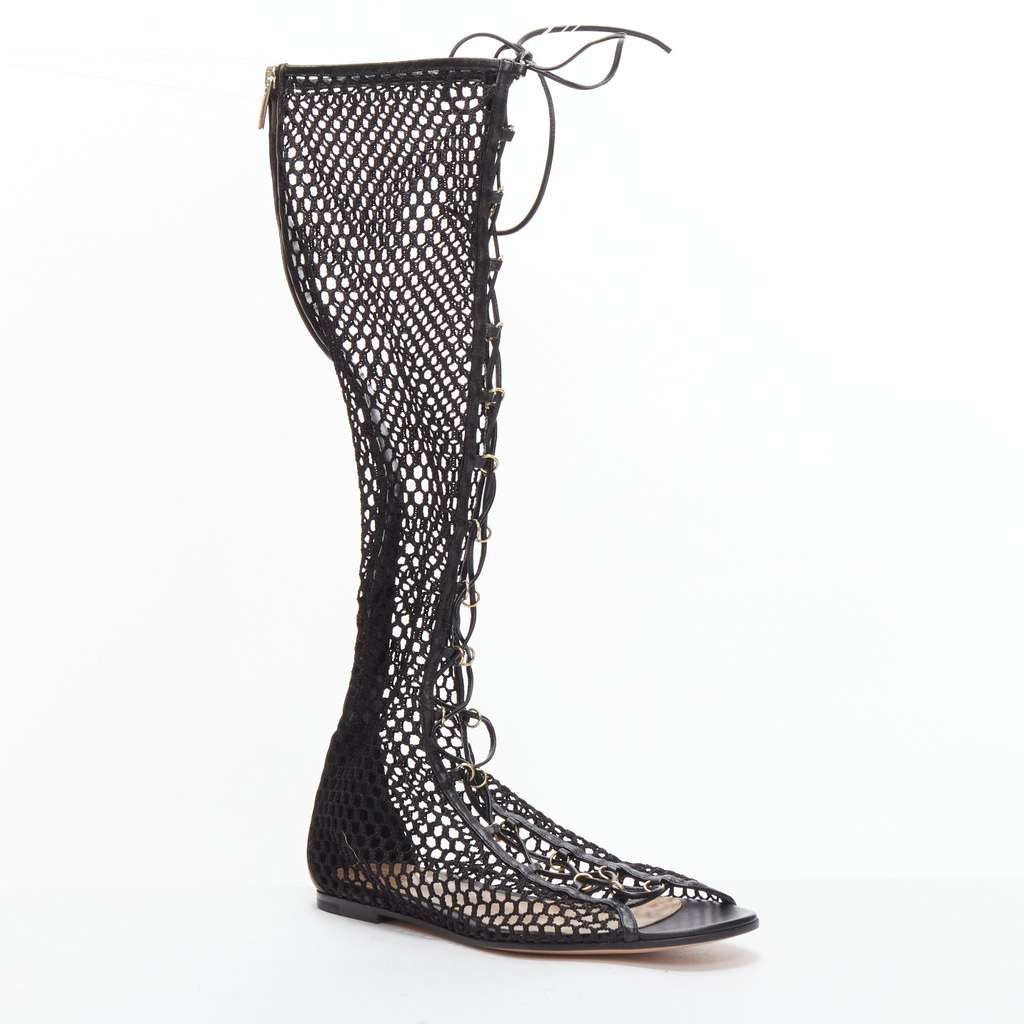 Gianvito Rossi Helena Black Leather Very good - Back View