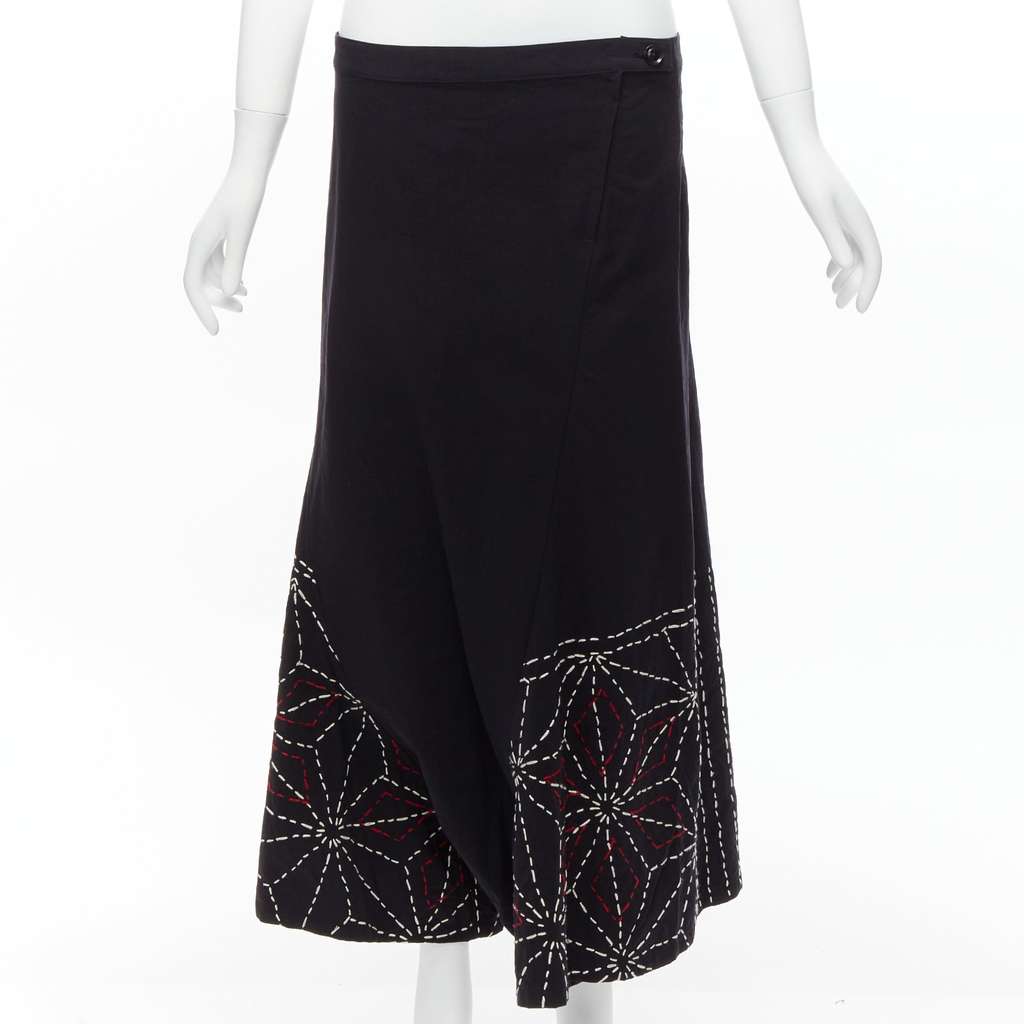 Yohji Yamamoto Stitched Harem Pants Black Very good - Inside View
