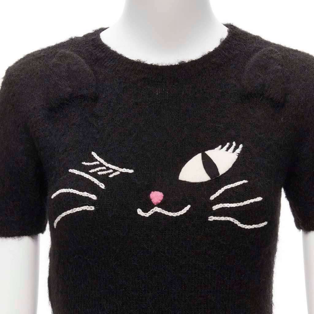 Moschino Winking Cat Sweater Black Never worn - Back View