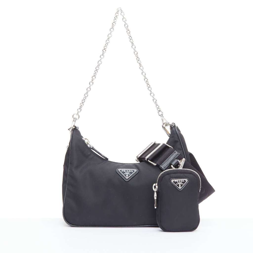 Prada Re-Edition 2005 Re-Nylon Black Very good condition - Front View