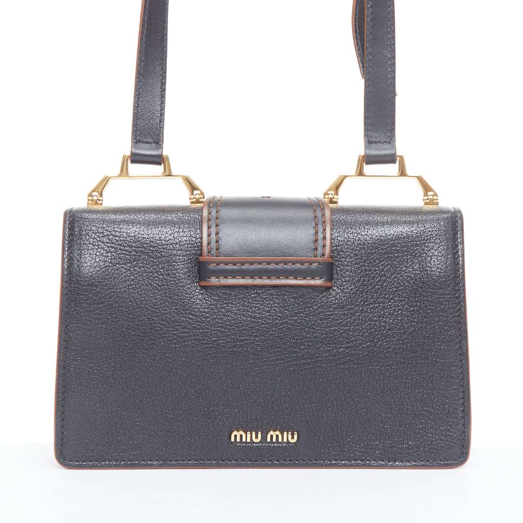 Miu Miu Miu Lady Black Leather Good - Box View