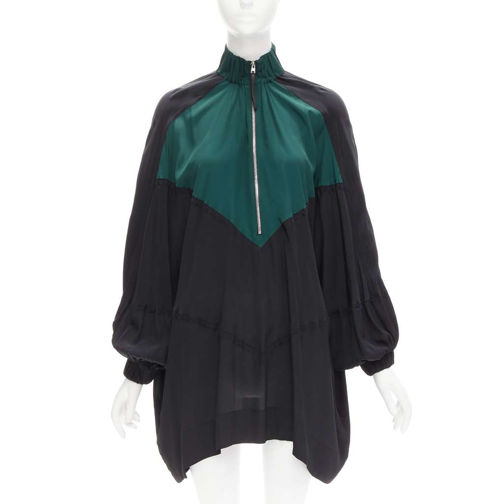 Marni Colorblock Batwing Dress Green Good condition - Front View