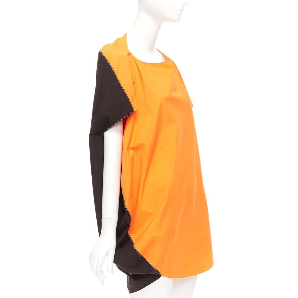 Marni Cocoon Mini Dress Orange Cotton Very good condition - Inside View