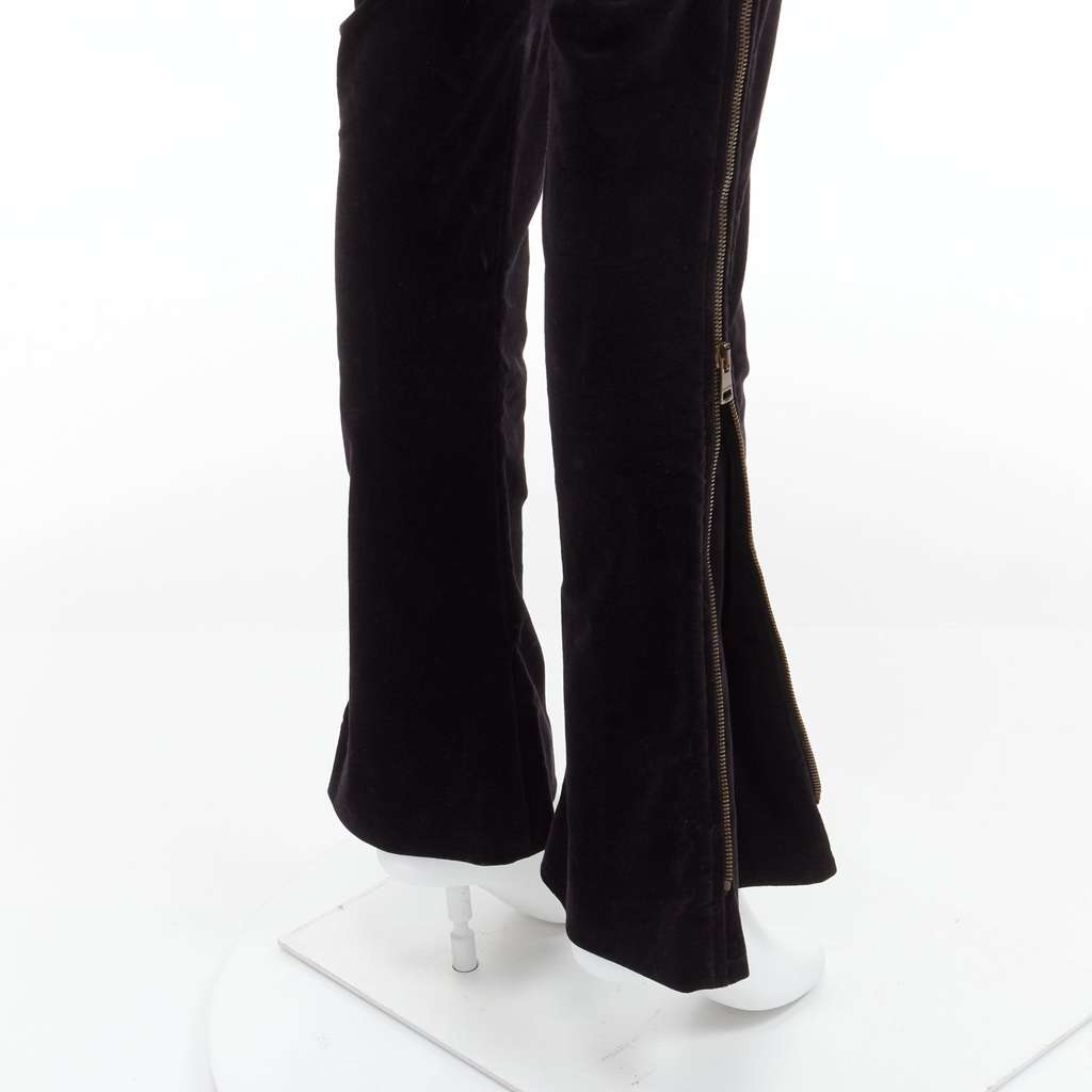 Gucci Trimmed Joggers Black Velvet Good condition - Back View