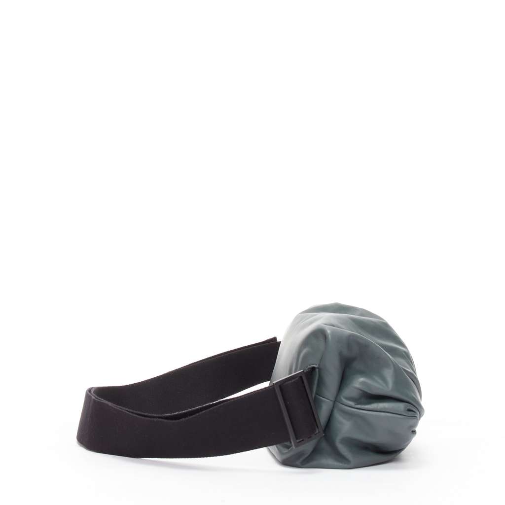 Bottega Veneta The Body Pouch Grey Leather Very good - Model View