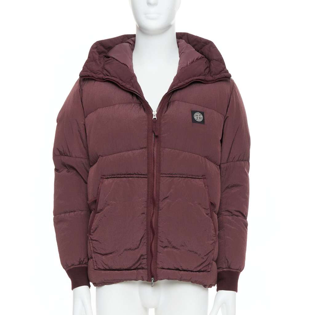 Stone Island Purple Down Puffer Jacket Purple Never worn - Inside View