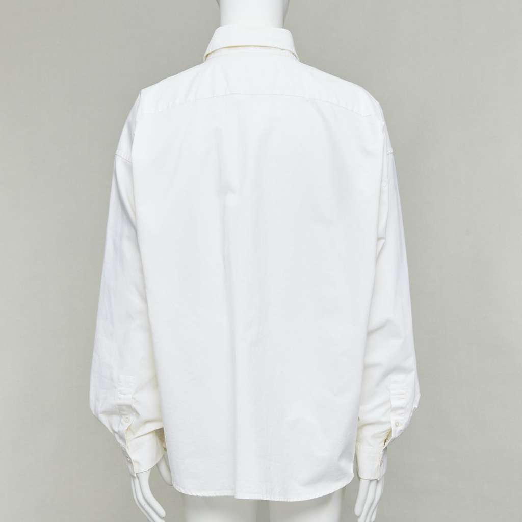 Acne Studios Cocoon Shirt Beige Cotton Very good - Box View