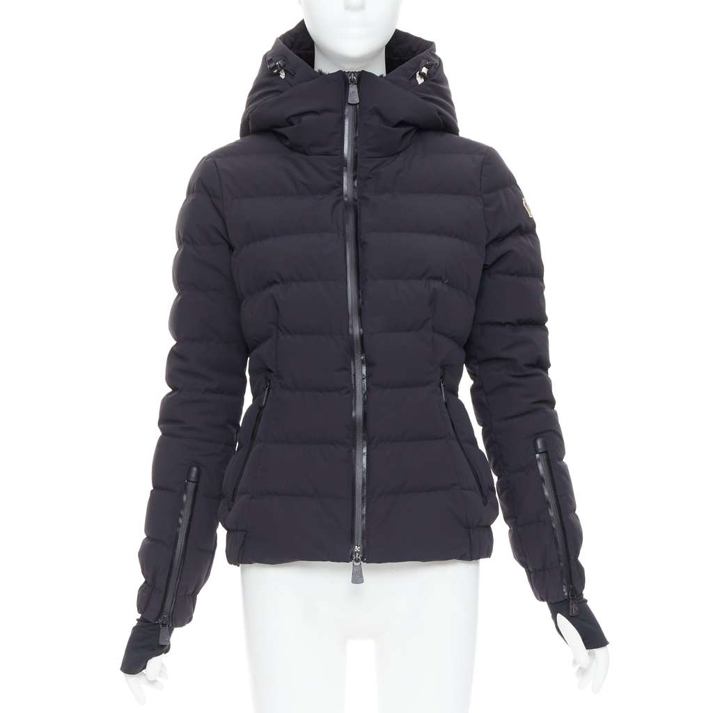 Moncler Chena Giubbotto Black Fair - Front View