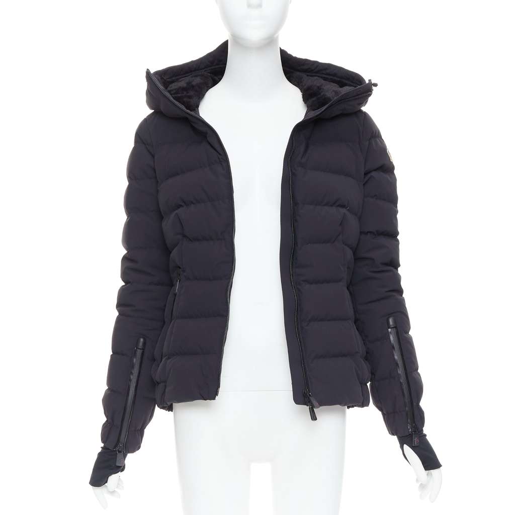 Moncler Chena Giubbotto Black Fair - Inside View