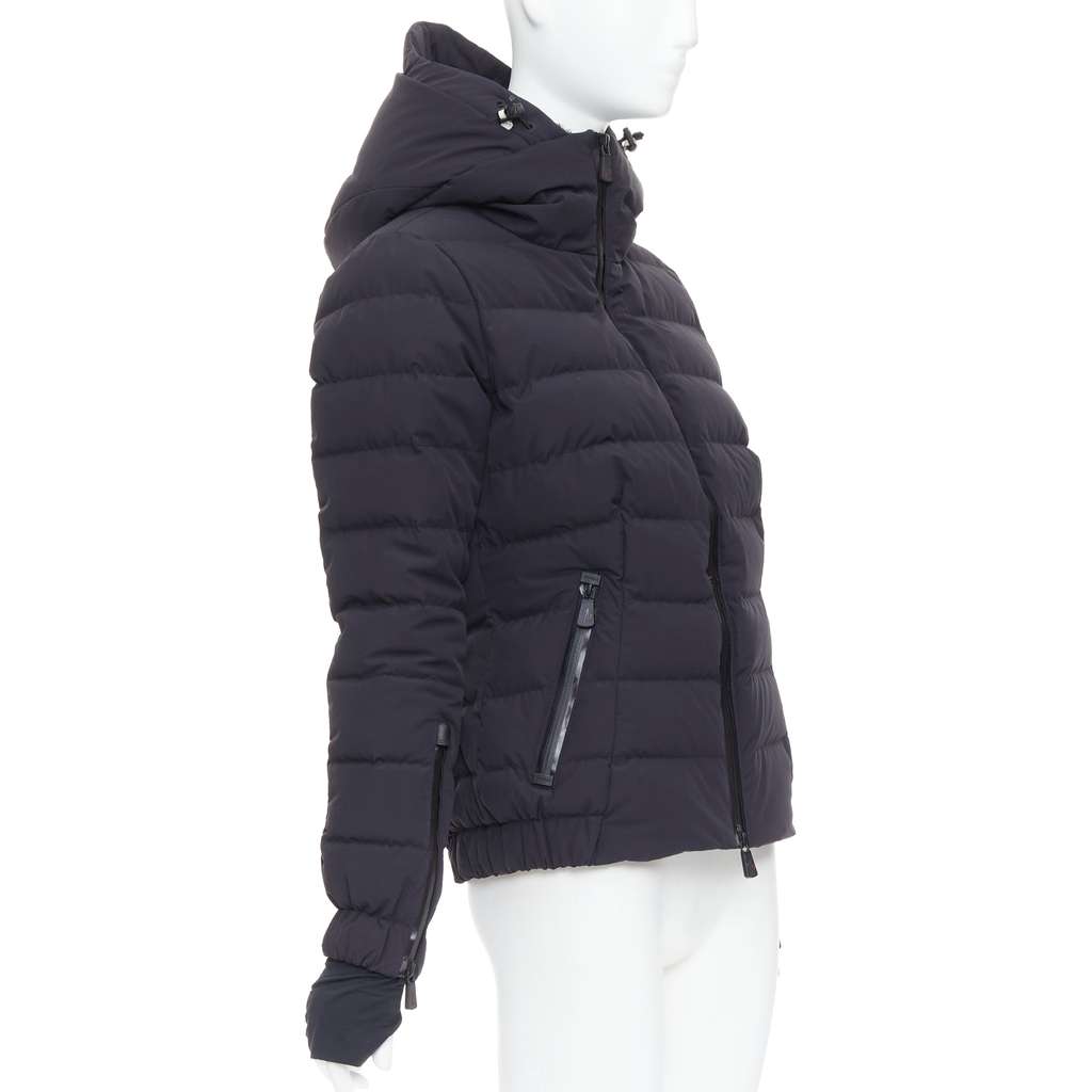 Moncler Chena Giubbotto Black Fair - Model View