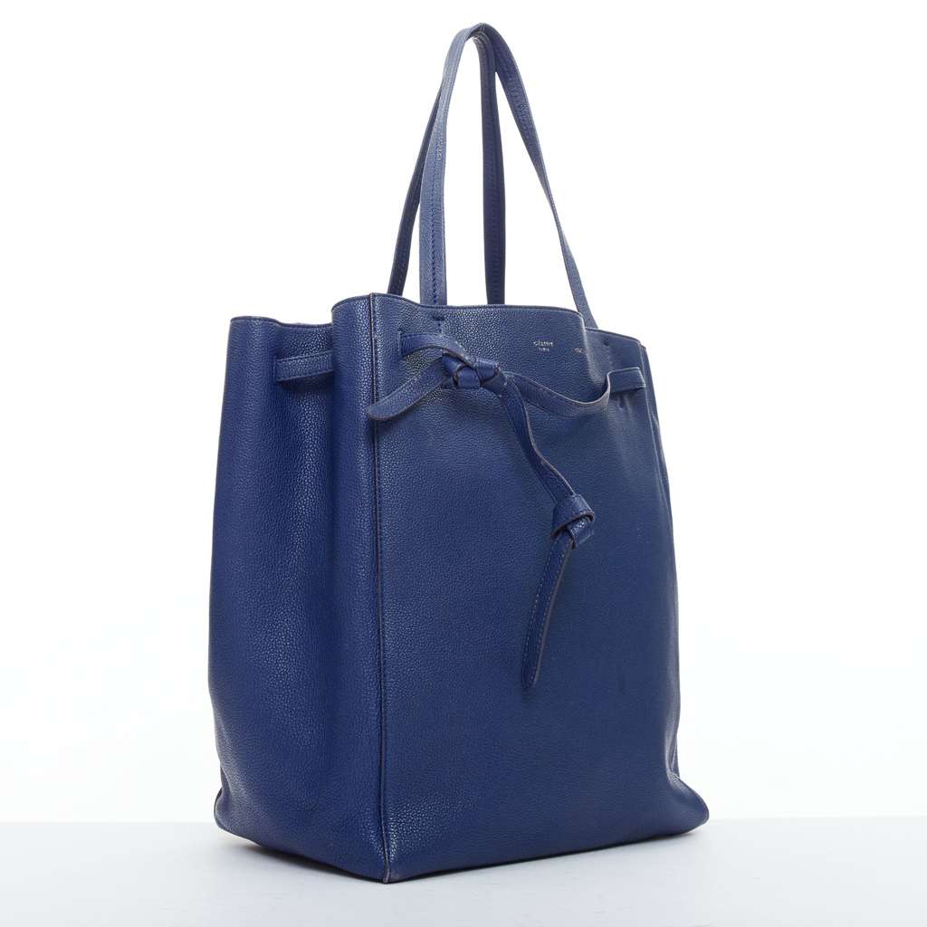 Celine Cabas Phantom Blue Leather Fair - Inside View