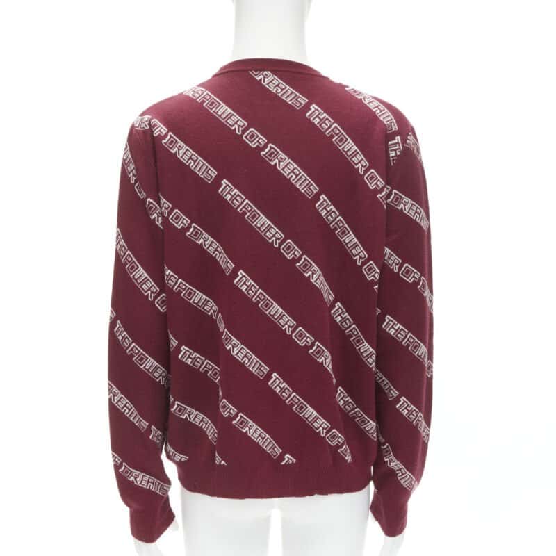Balenciaga Dreams Sweater Red Wool Never worn - Box View