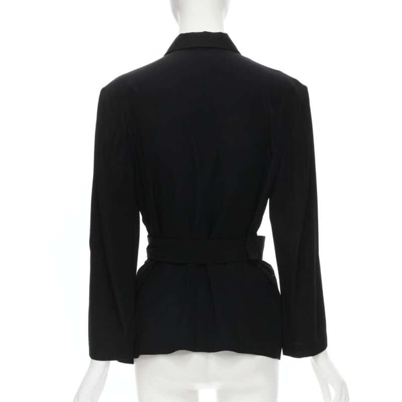 Comme Des Garcons Knot Hem Blazer Black Very good - Box View