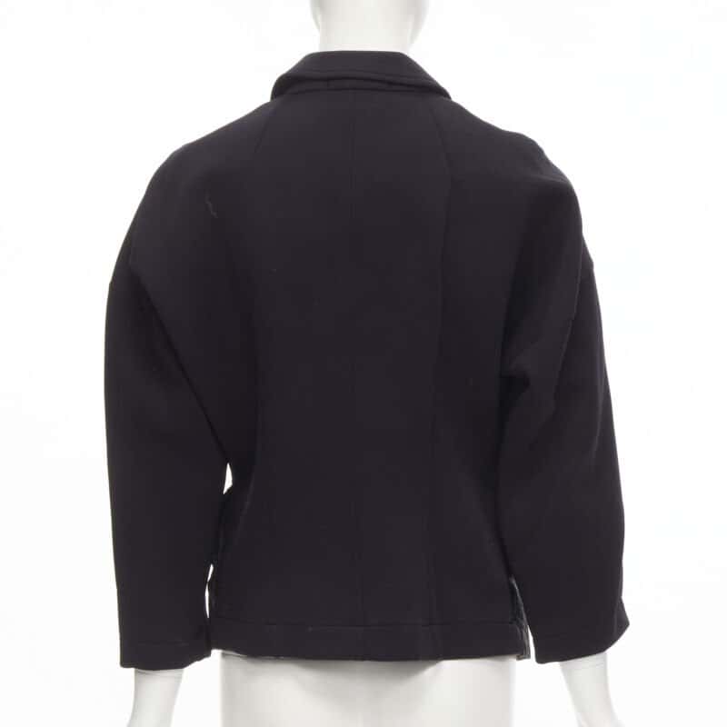 Comme Des Garcons Patchwork Scuba Blazer Black Polyester Never worn - Box View