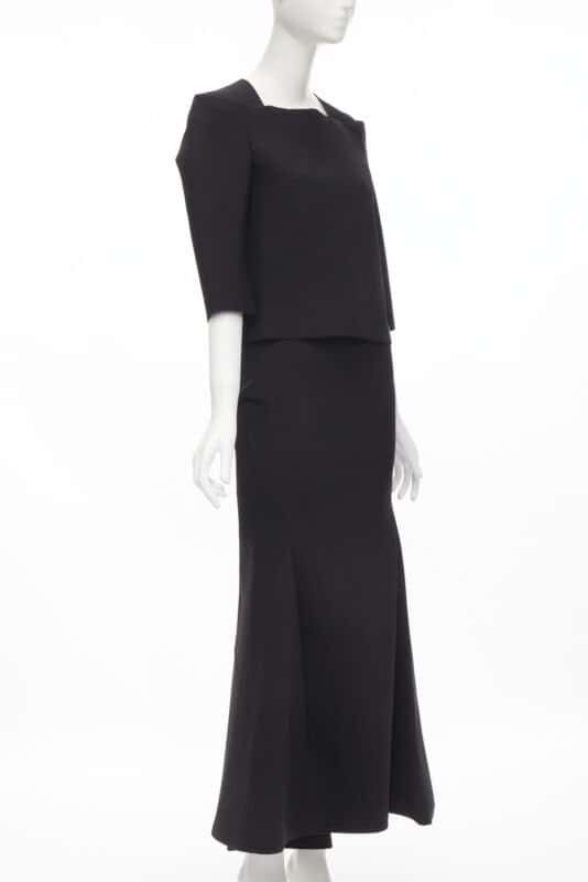 Junya Watanabe Scuba Mermaid Dress Black Polyester Very good - Inside View