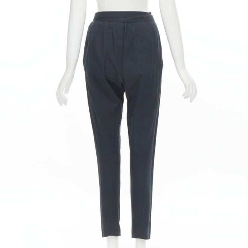 Comme Des Garcons Tie Waist Pants Black Cotton Very good - Box View