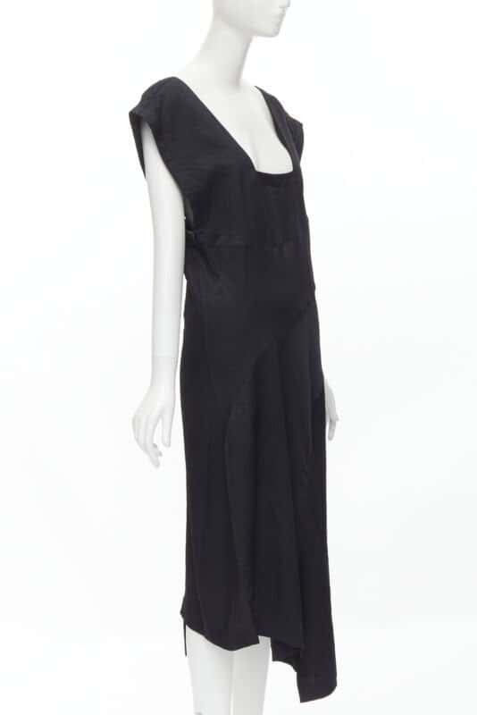 Comme Des Garcons Bias Cut Dress Black Polyester Never worn - Inside View