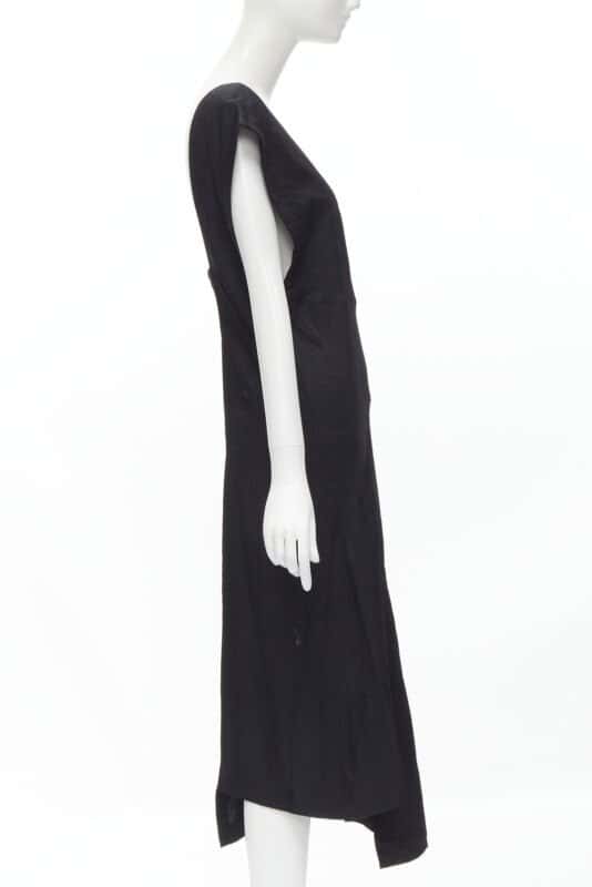 Comme Des Garcons Bias Cut Dress Black Polyester Never worn - Model View