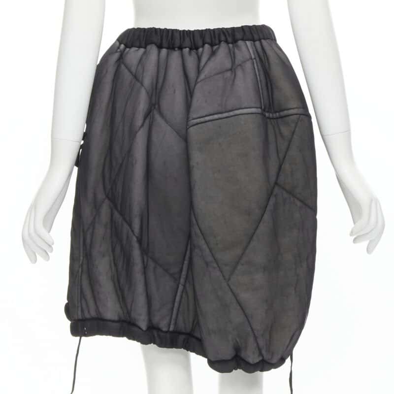 Comme Des Garcons Puffy Drawstring Skirt Black Good - Box View