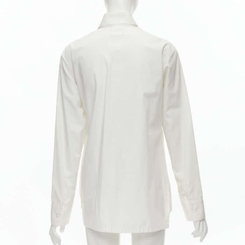 Yohji Yamamoto Knife Pleat Shirt White Cotton Good - Box View