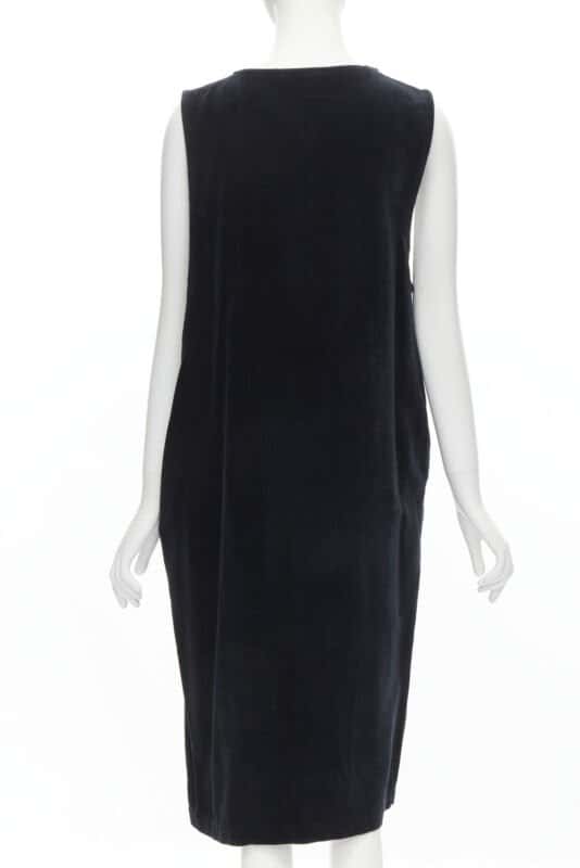 Comme Des Garcons Dropped Armhole Dress Black Velvet Never worn - Box View