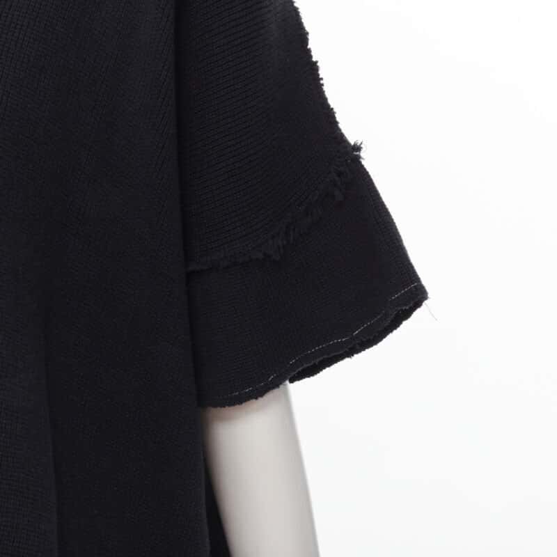 Comme Des Garcons Patchwork Sweater Top Navy Cotton Never worn - Back View