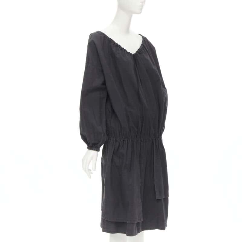 Comme Des Garcons Beggar Bishop Dress Grey Cotton Very good - Inside View