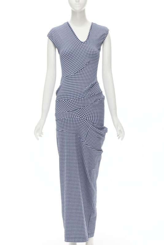 Comme Des Garcons Lumps Bumps Dress Blue Polyester Never worn - Front View