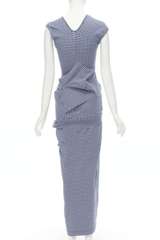 Comme Des Garcons Lumps Bumps Dress Blue Polyester Never worn - Box View