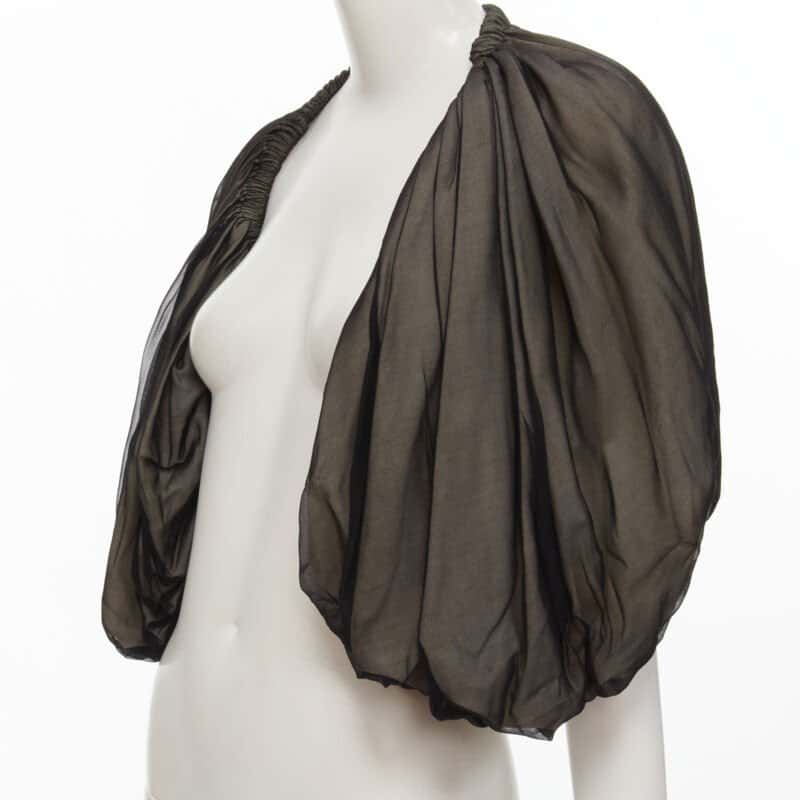 Comme Des Garcons Voluminous Shrug Black Polyester Very good - Back View