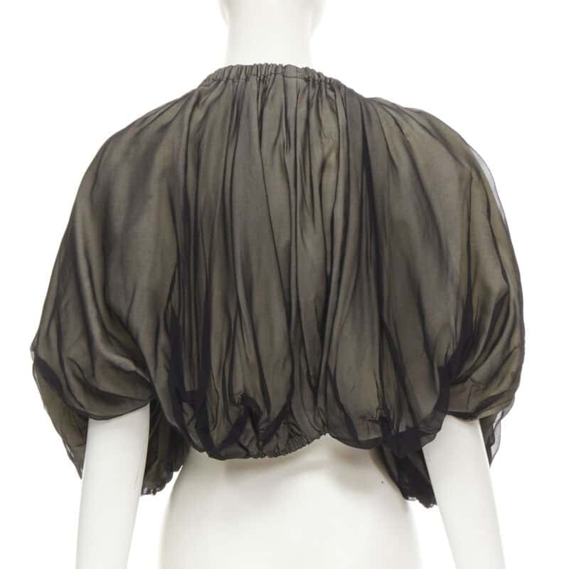 Comme Des Garcons Voluminous Shrug Black Polyester Very good - Box View