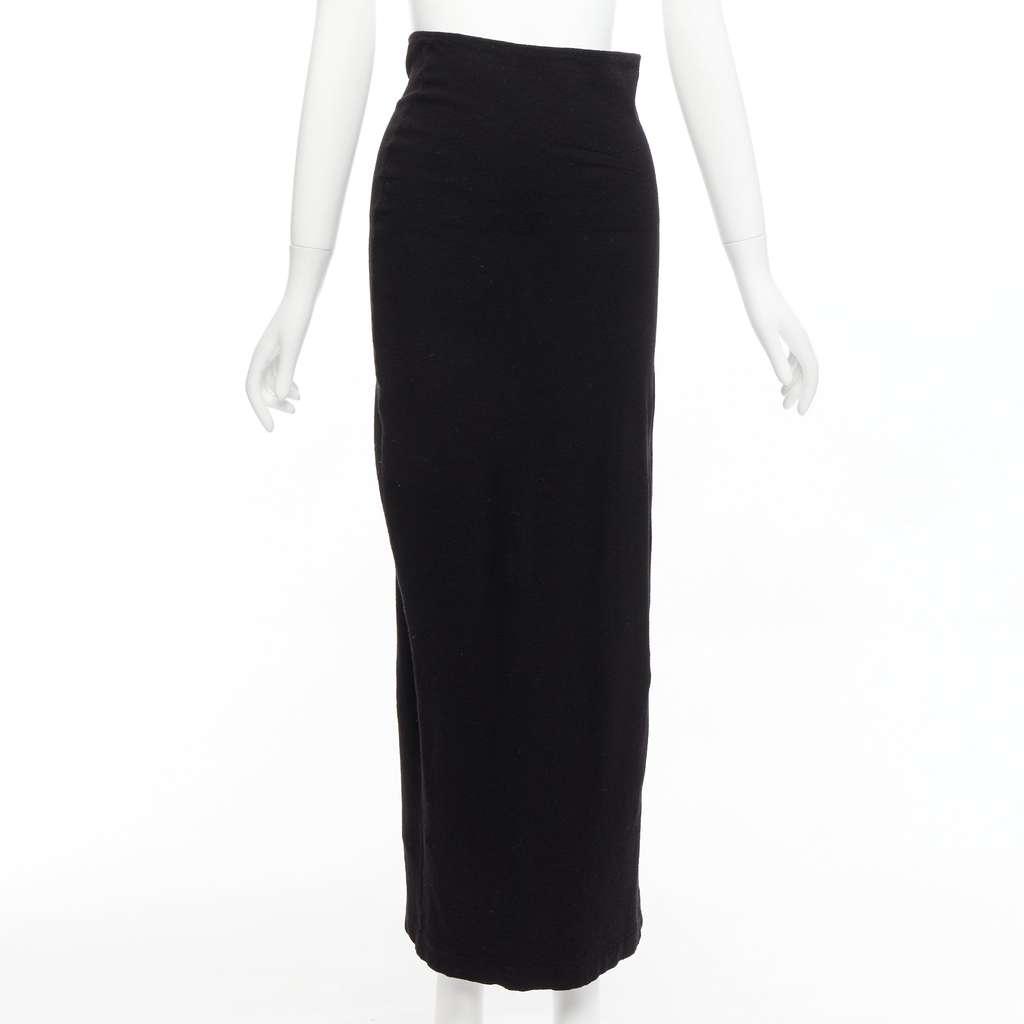 Comme Des Garcons Padded Gathered Skirt Black Polyester Good - Inside View