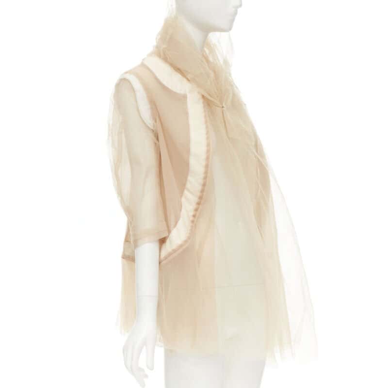 Comme Des Garcons Tulle Inside Jacket Beige Very good - Inside View