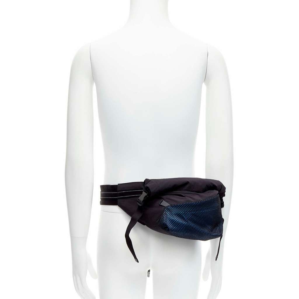 Bottega Veneta Leather Trim Sling Backpack Black Leather Never worn - Back View