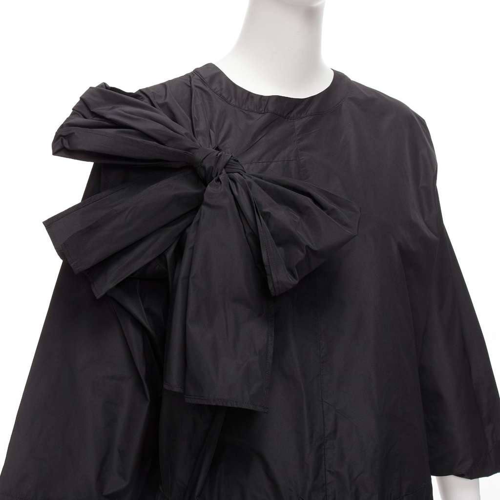 Dries Van Noten Keyhole Tent Dress Black Polyester Very good condition - Back View