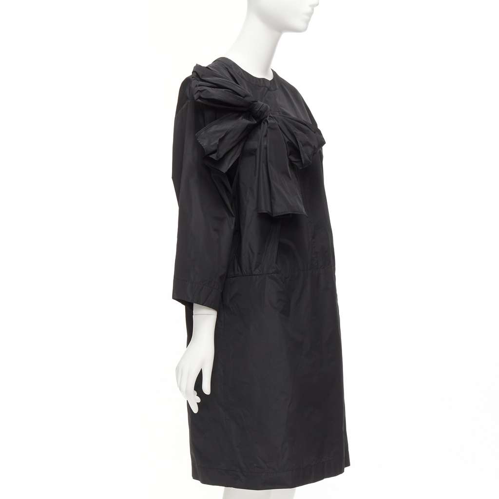 Dries Van Noten Keyhole Tent Dress Black Polyester Very good condition - Inside View