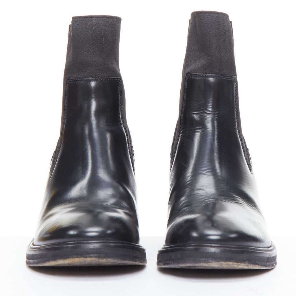 Acne Studios Dion Black Leather Fair - Inside View