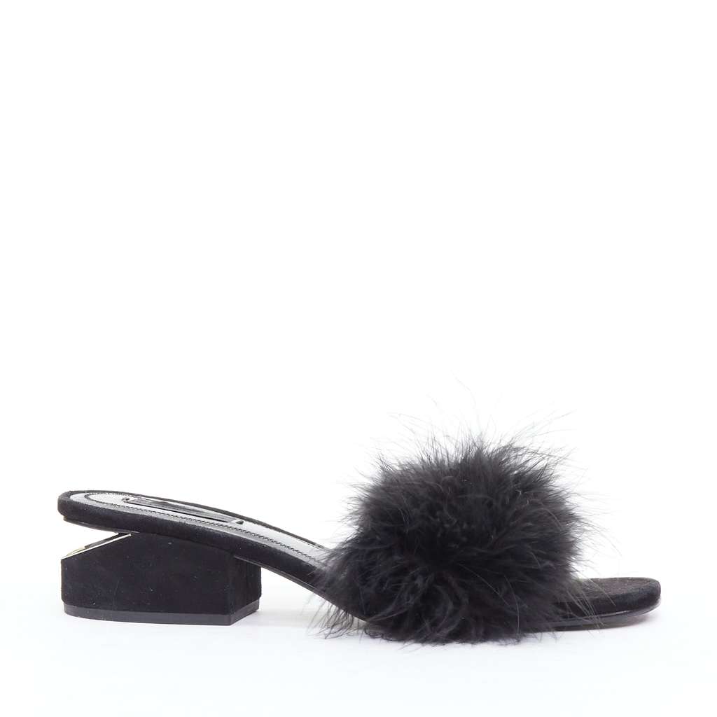 Alexander Wang Lou Black Fur Very good - Front View
