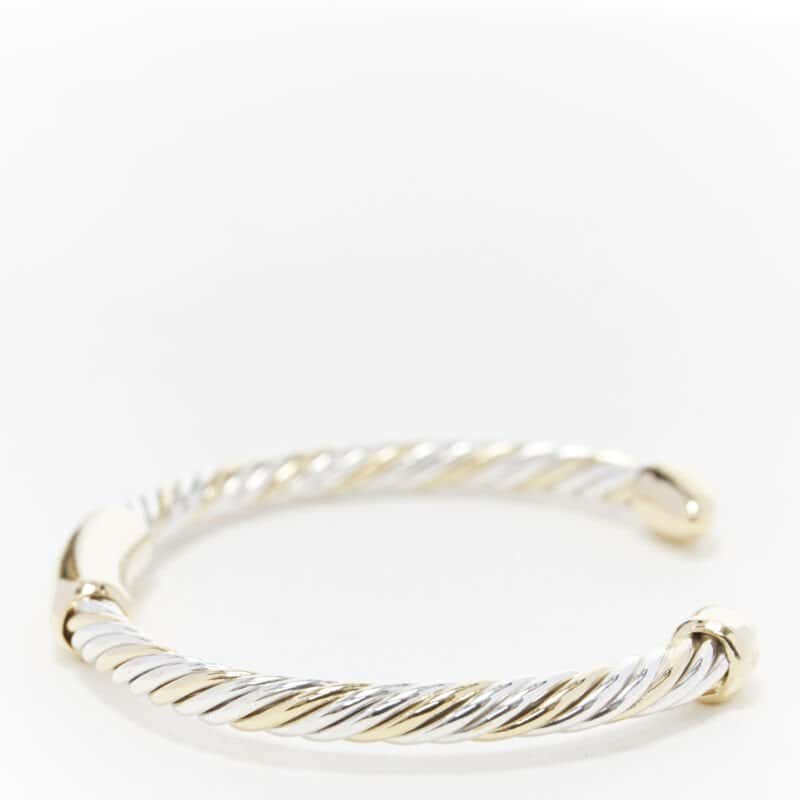Bvlgari White Yellow Twist Bracelet Gold Good - Box View