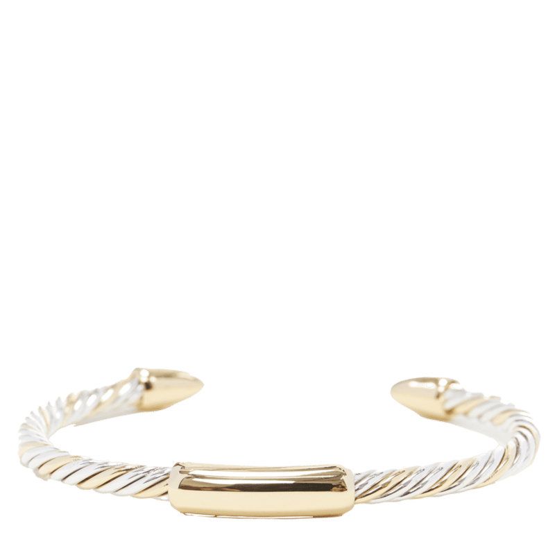 Bvlgari Yellow White Gold Twist Gold Good - Front View