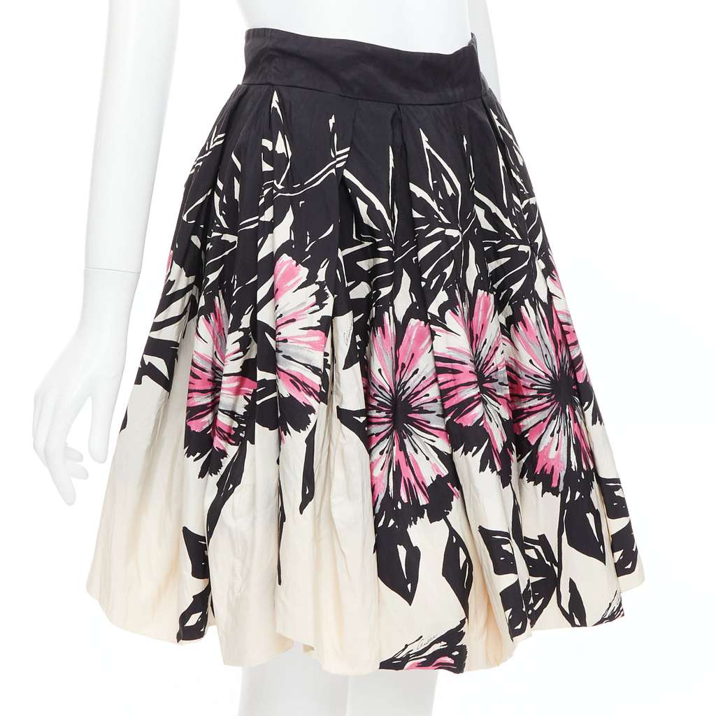 Gucci Abstract Bubble Skirt Beige Silk Good - Inside View