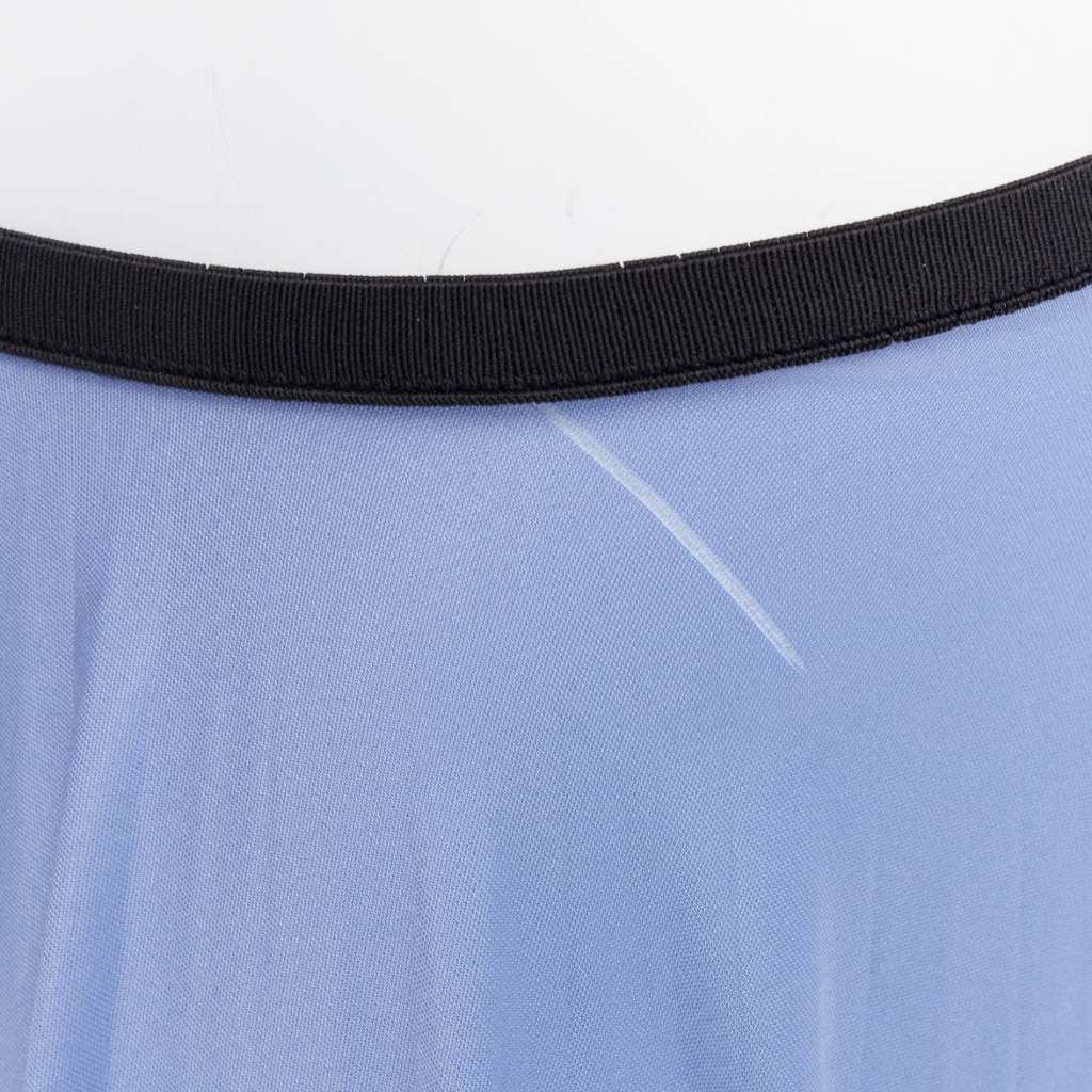 Celine Pleated Blue Skirt Blue Fair - Back View