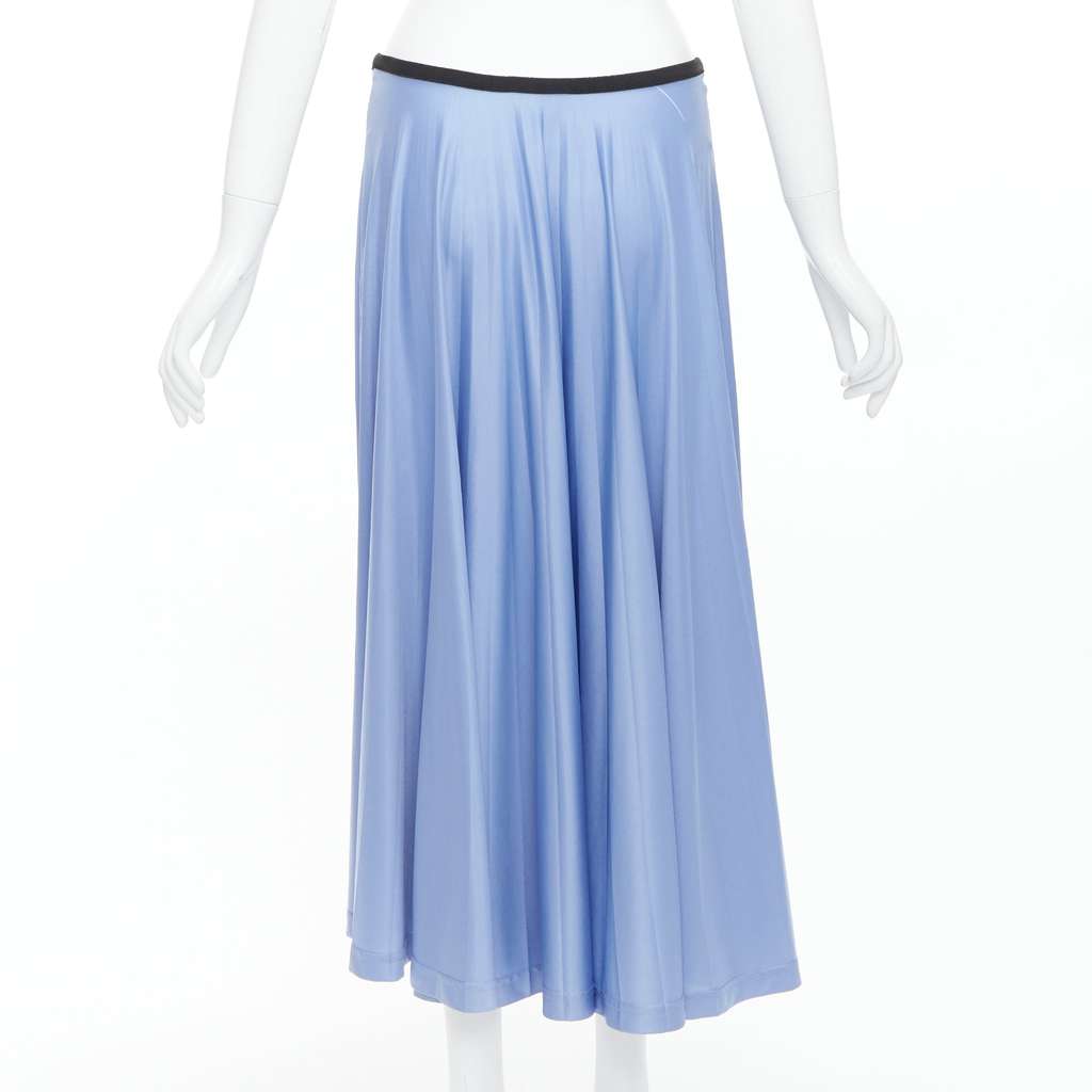 Celine Pleated Blue Skirt Blue Fair - Box View