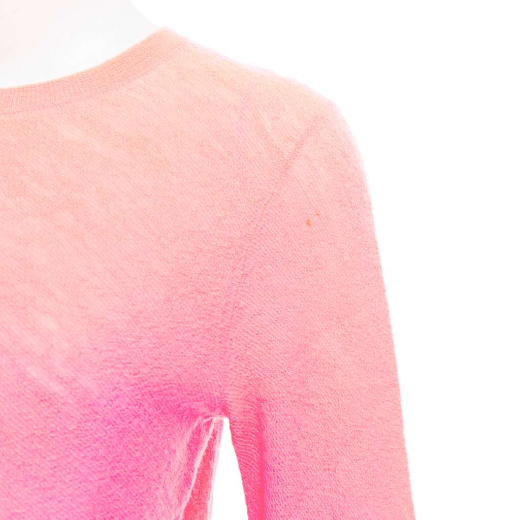 Celine Neon Coral Sweater Pink Wool Very good - Back View