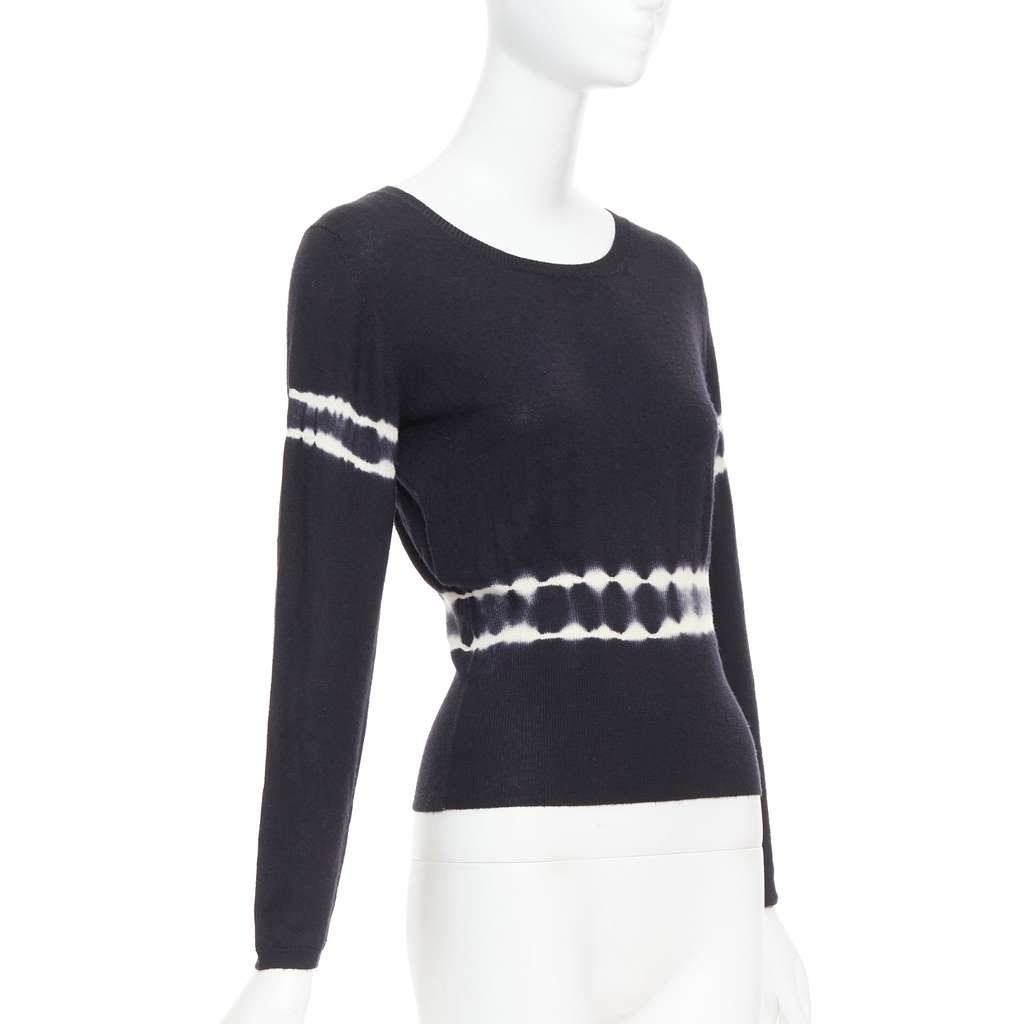Miu Miu Tie Dye Pullover Black Cashmere Good - Inside View