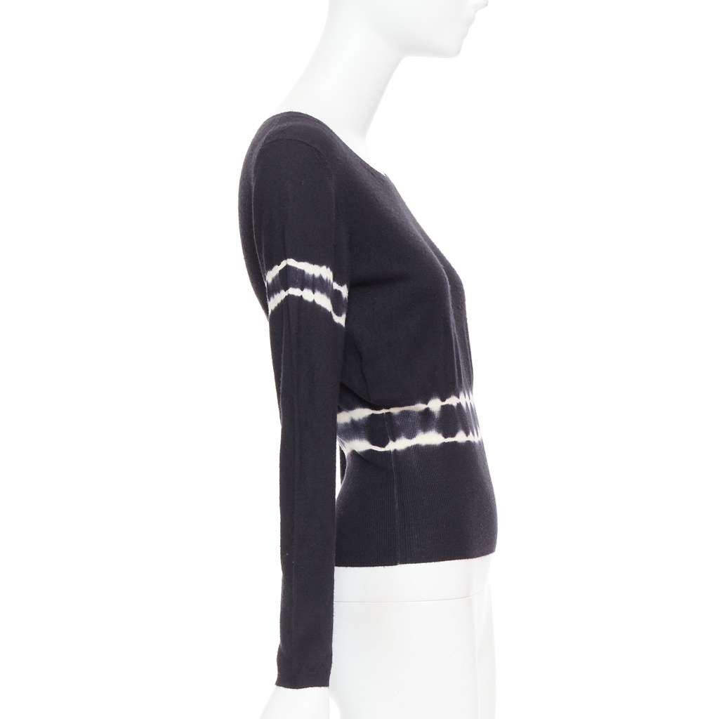 Miu Miu Tie Dye Pullover Black Cashmere Good - Model View