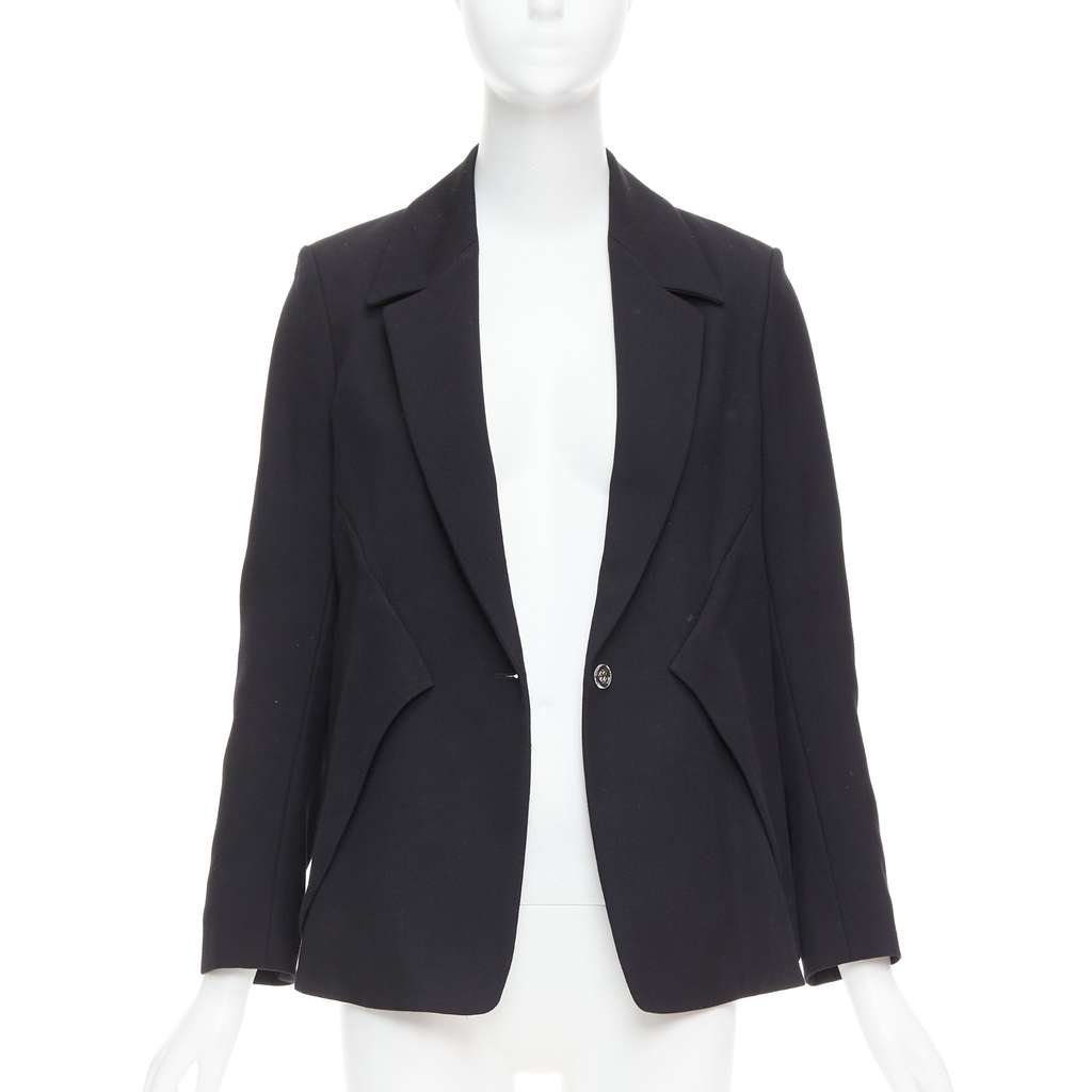 Yves Saint Laurent Deconstructed Blazer Black Wool Very good - Inside View