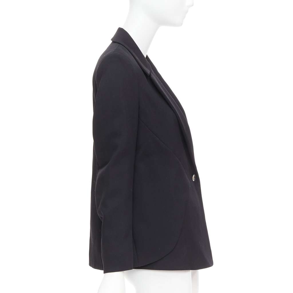 Yves Saint Laurent Deconstructed Blazer Black Wool Very good - Box View